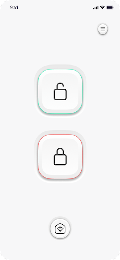Android application DoorRemote screenshort