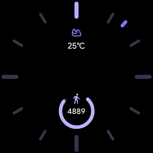 AD mnml pixel - Watch Face Logo
