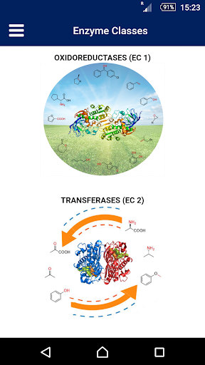 Android application Biocascades - Enzymes screenshort