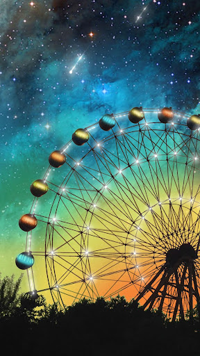 Shiny Sky Wheel Live Wallpaper Screenshot 2 - AppWisp.com