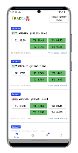 TradZoo Forex Trading Signals Screen 2