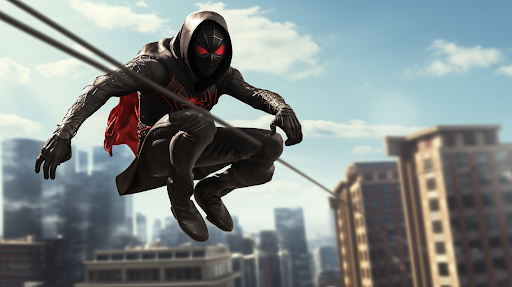 Flying Spider Rope Hero Game Screen 2