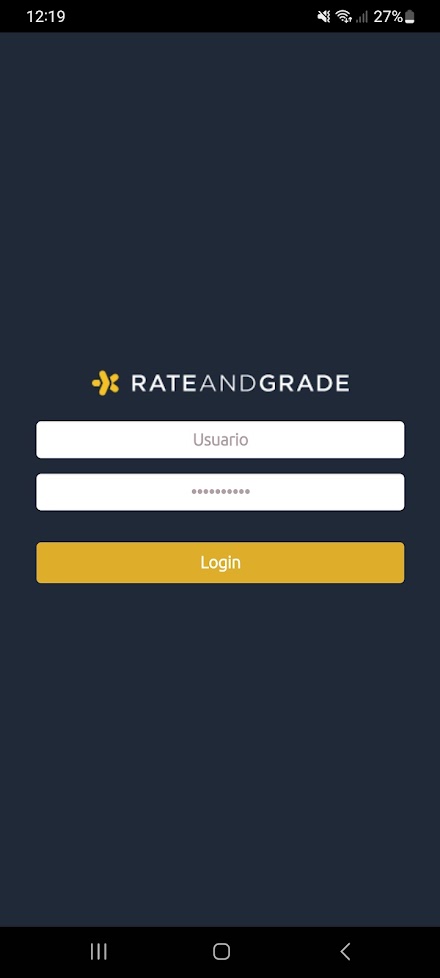 Rate And Grade App Screen 3