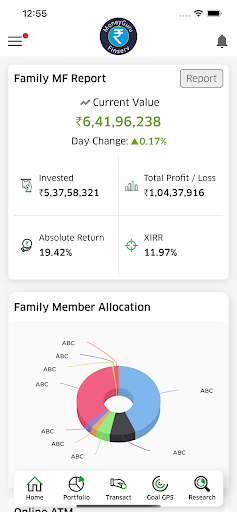 Android application MoneyGuru Finserv screenshort