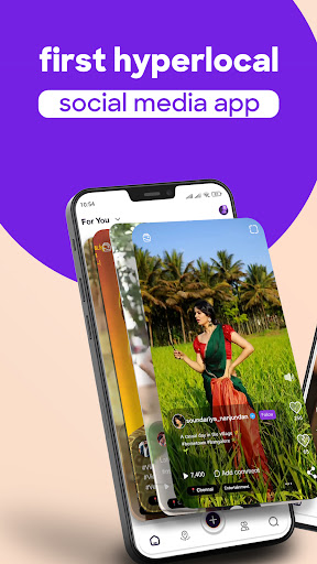 Android application Minmini-Hyperlocal Social app screenshort