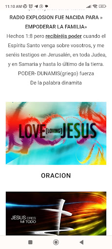 Radio Explosión Cristiana FM Screen 3