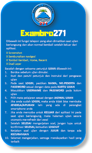 EXAM SMAN1PCTN Screen 2