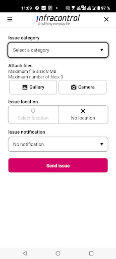 Infracontrol Online English Screen 2