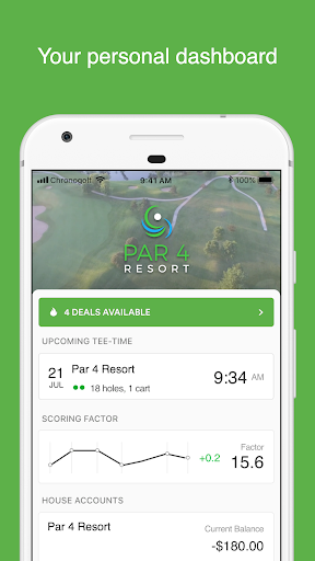 Android application Par 4 Resort screenshort