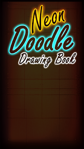 Neon Doodle Drawing Book