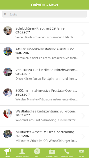 Android application OnkoDO screenshort
