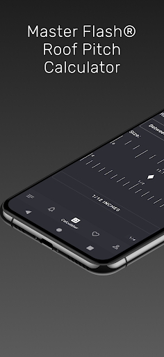 Android application Roof Pitch Calculator screenshort