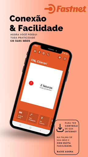 Android application Fast Net Serviços screenshort