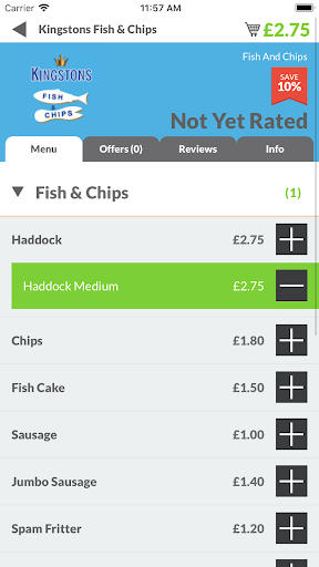 Kingstons Fish & Chips Screen 3