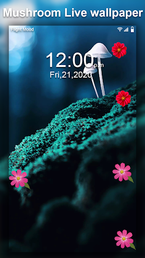 Mushroom Garden Live Wallpaper Screenshot 4 - AppWisp.com