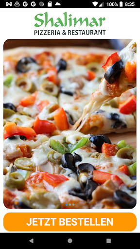 Android application Shalimar Pizzeria & Restaurant screenshort