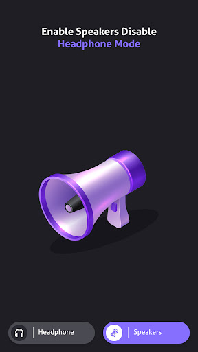 Turn Off Headset & On Speaker Screen 3