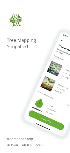 Android application TreeMapper screenshort