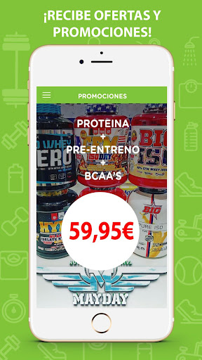 Mayday nutrition Screen 2