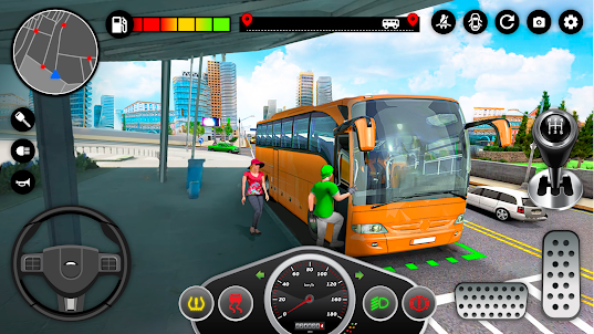 Bus Simulator 3D Permainan Bis