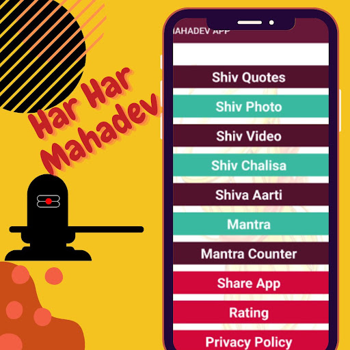 Android application Shiv Video status Wishes screenshort