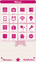 screenshot of Pink Stars wallpaper