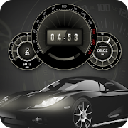 Car Speedometer Clock Live Wallpaper