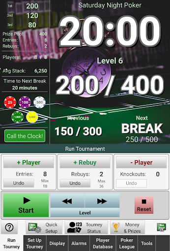 Poker Tournament Manager - Poker Clock and Poker Tournament Software