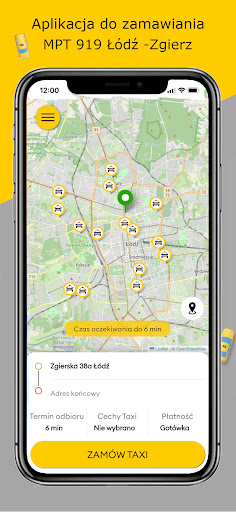 Android application MPT TAXI Łódź -Zgierz 19191 screenshort