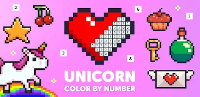 UNICORN - Pixel Art Games 2.16.1.0 poster 0