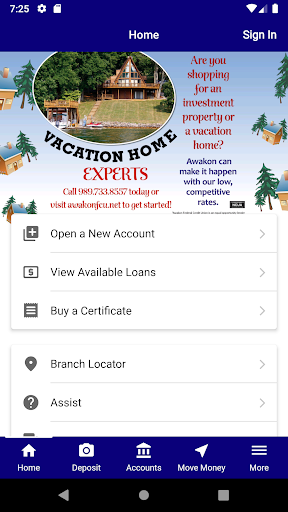 Android application Awakon Federal Credit Union screenshort
