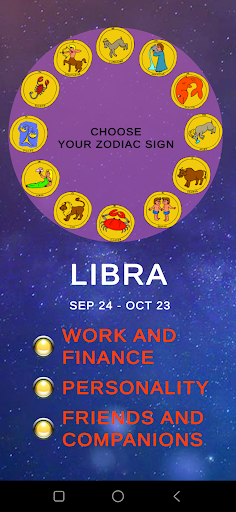 Android application HoroScopeX - horoscope for you screenshort