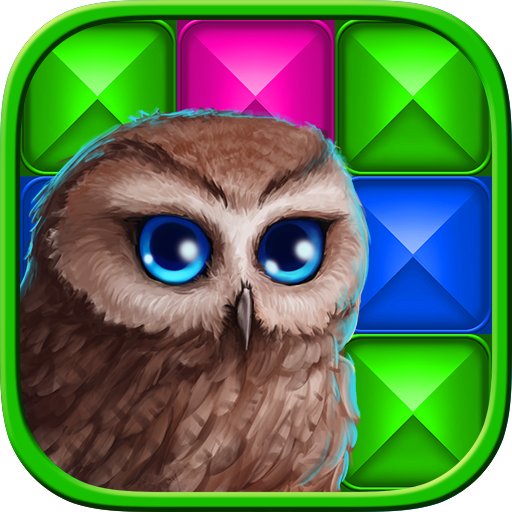 Pixel art. Color cross in the Owls' Kingdom