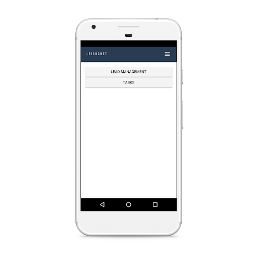 Ricochet360 Mobile CRM Screen 2