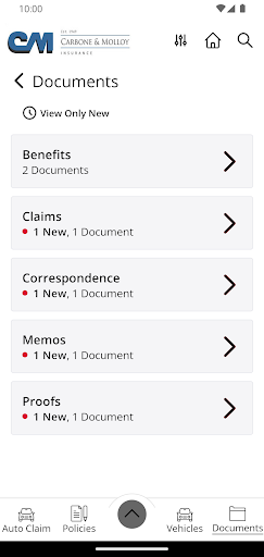 Carbone & Molloy Insurance Screen 3