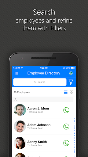 Android application SP Intranet screenshort