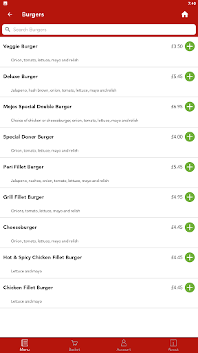 Mojos Chicken Screen 3