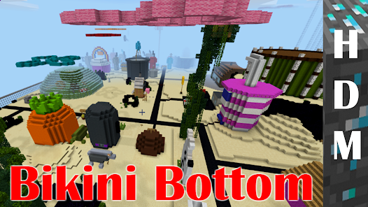 Sponge Bob Minecraft - Bikini Bottom MCPE Mods APK for Android