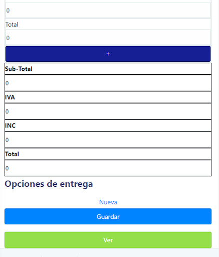 Android application Panadería Holandesa screenshort