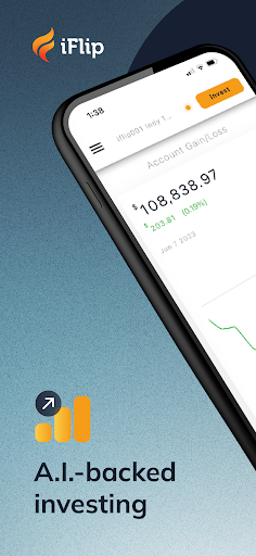 Android application iFlip: Automated AI Investing screenshort