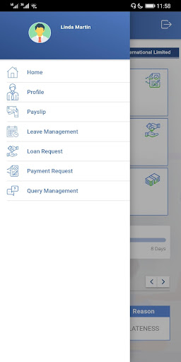 Employee Self Service Screen 3