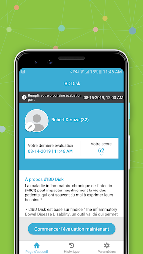 Aperçu de l'application