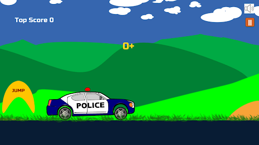 Android application Police Car Endless Race Game screenshort