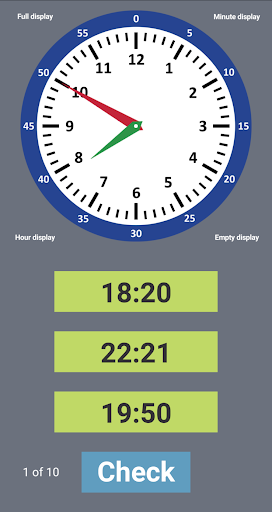 Learn the clock Screen 3