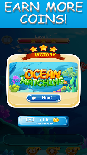 Tiles Match - Ocean Match game Screen 3