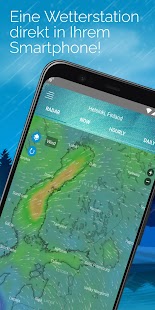 Wetterradar App-Live Maps Screenshot