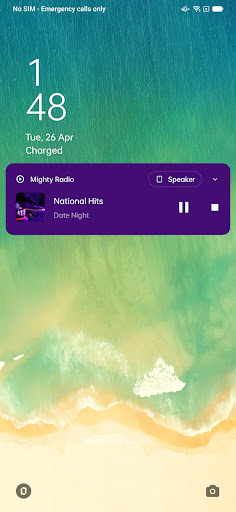 Android application Mighty Radio screenshort