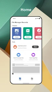 File Manager records