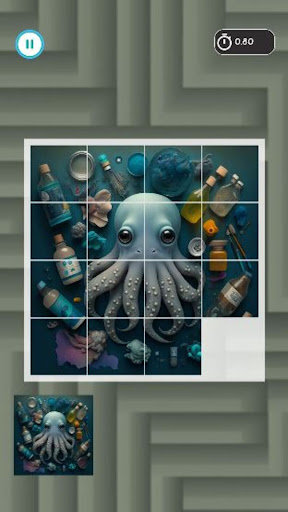 Android application Slide Puzzle: Image screenshort