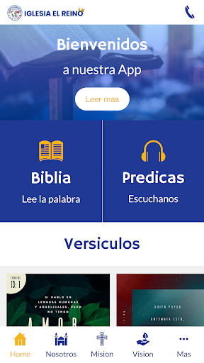 Android application Iglesia El Reino de Dios screenshort
